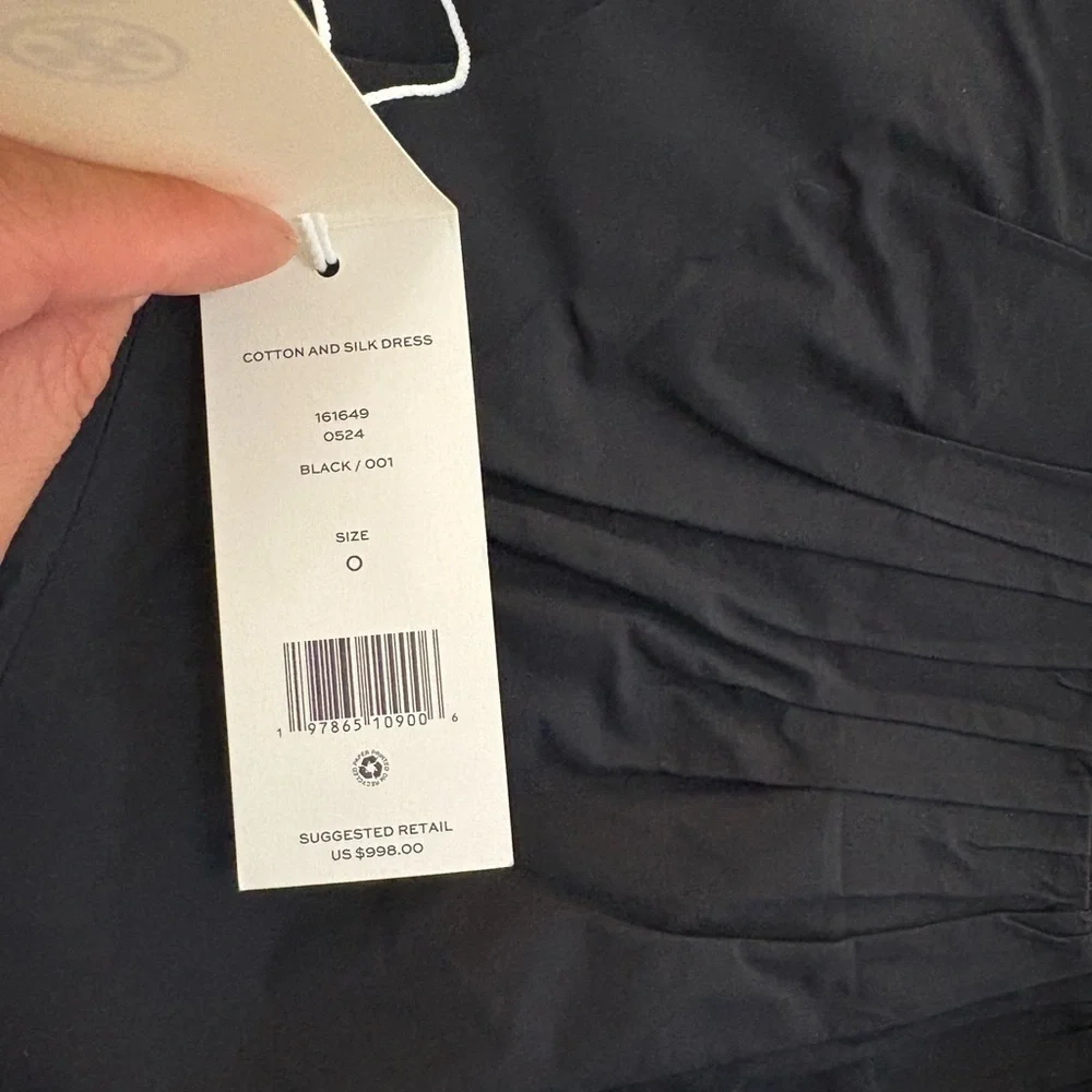 Tory Burch Ruched Silk Cotton Dress